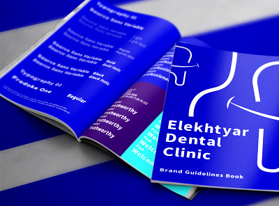 Brand Book Elekhtyar Dental Clinic brand exploration brand identity branding branding design branding inspiration design illustration logo typography vector