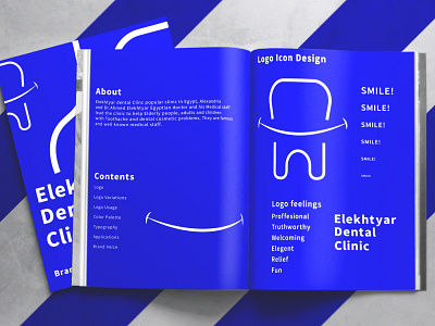 Brand Book Elekhtyar Dental Clinic brand exploration brand identity branding branding design branding inspiration design illustration logo typography vector