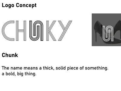 CHUNKY Branding Logo Concept
