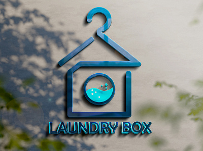 Laundry Logo 3d design graphic design illustration logo photosho[