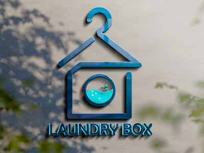 Laundry Logo 3d design graphic design illustration logo photosho[