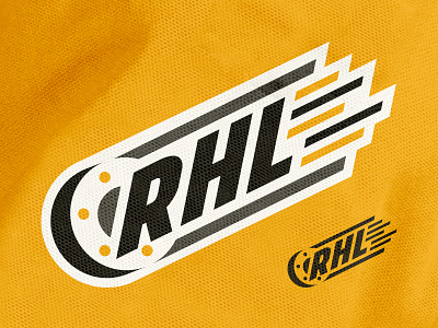 Hockey League Branding branding emblem hockey illustration logo puck sports
