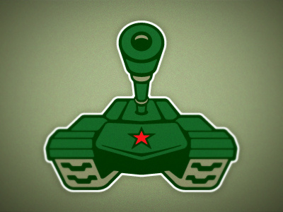 Hockey Team Tank Logo branding emblem green hockey illustration logo perspective sports star tank vector