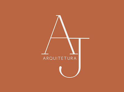 AJ Arquitetura archtecture branding design illustrator logo