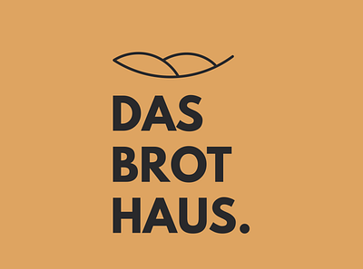 Das Brot Haus bakery bakery logo branding design illustrator logo