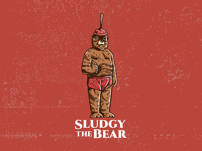 Sludgy The Bear Character design