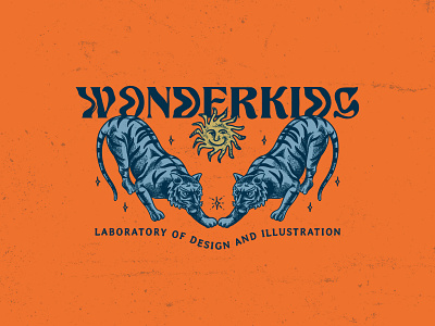 wonderkids illustration logo illustration