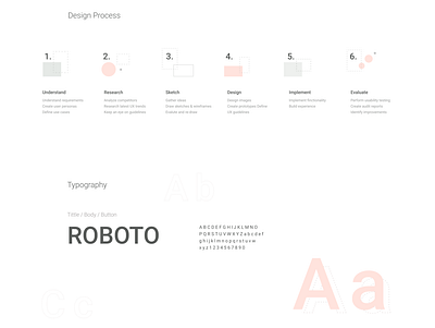 Design Process & Typography design design process mobile design typography ui ux visual design web website