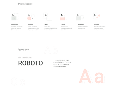 Design Process & Typography