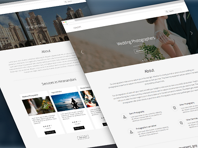 SEO Page Concepts landing page material design web mumbai seo page web design