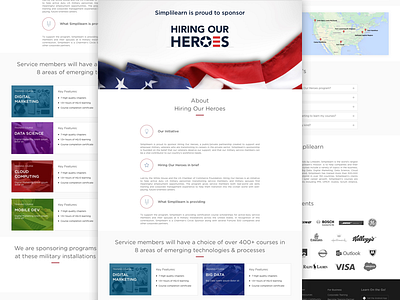 Hiring Our Heroes Landing Page