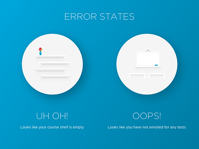 Error States course creative education error screens error states graphics mobile app tests