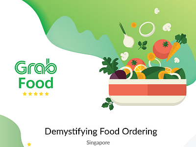 Grab Foods Order APP concept app food order app grab grabfood persona building phases of app research ui uiux user research