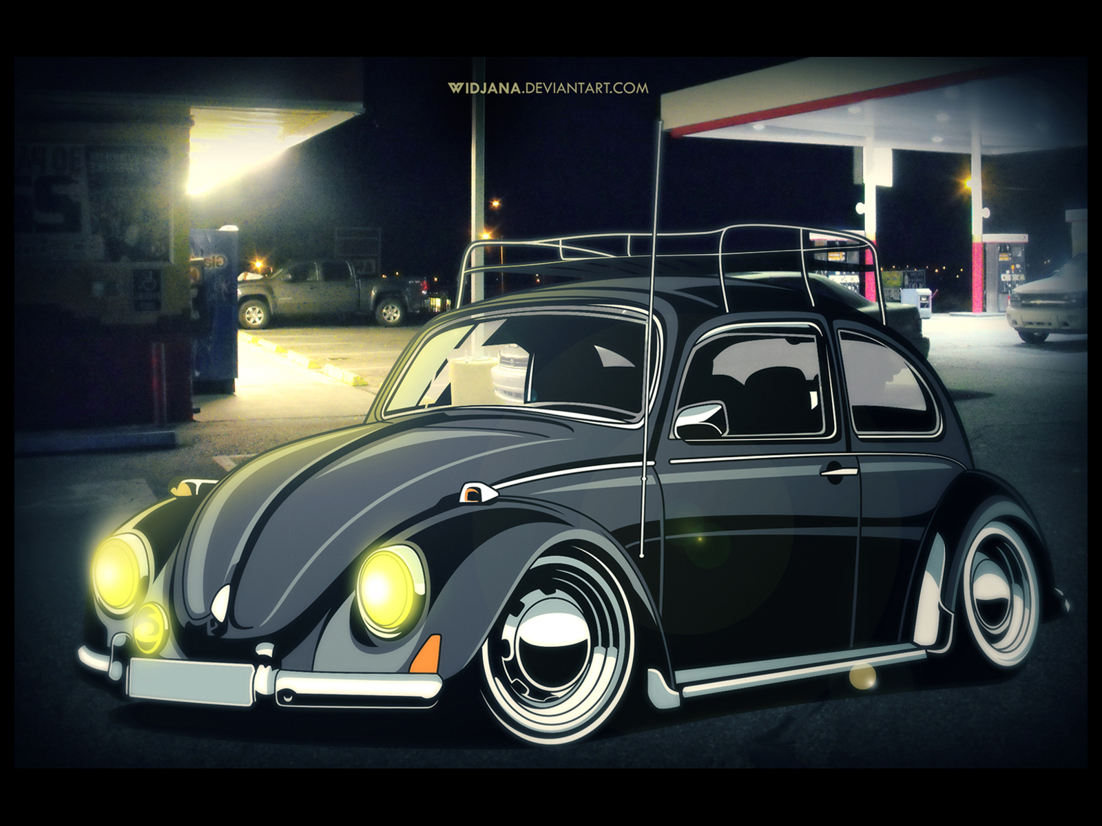 vw beetle by warrockdesigns on Dribbble