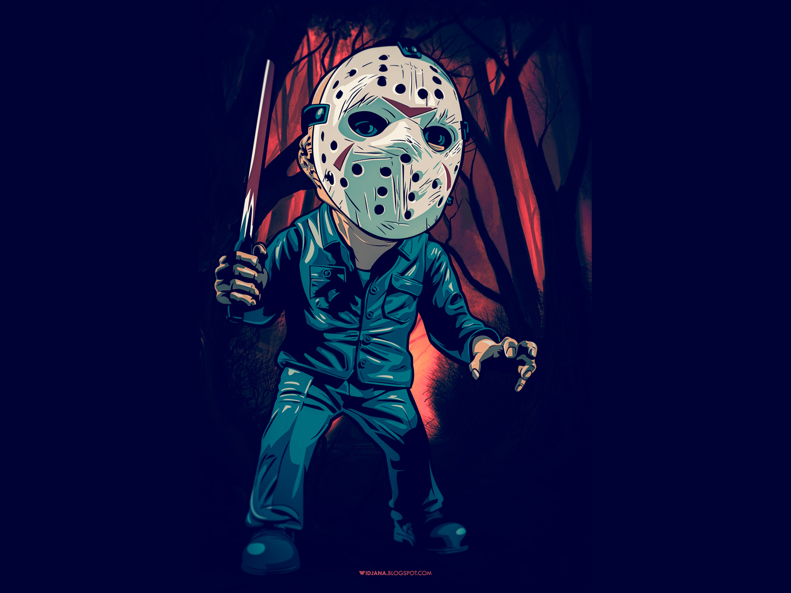 Jason Voorhees by warrockdesigns on Dribbble