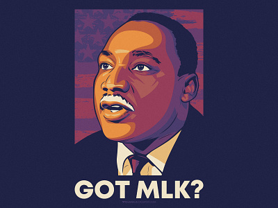 GOT MLK? america art artwork black black live matter digitalart got milk martin luther king mlk racism usa vector visualart