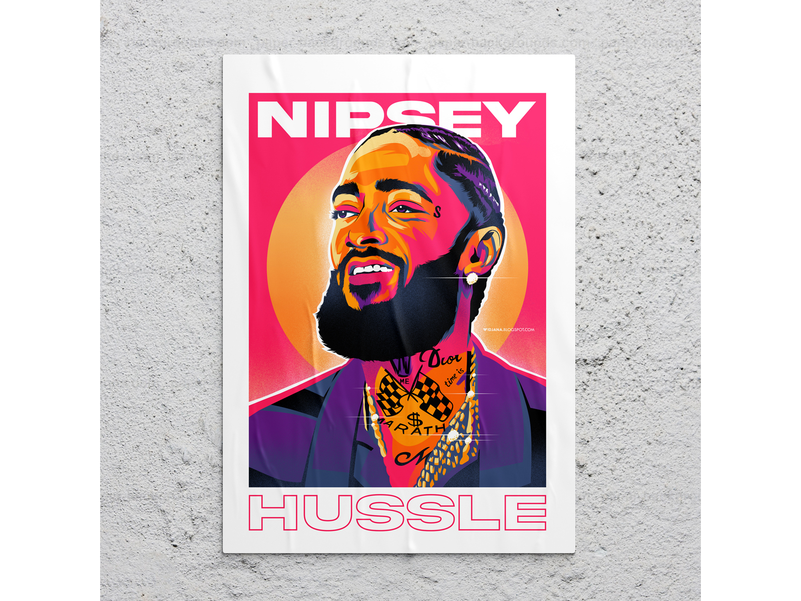 NIPSEY HUSSLE by warrockdesigns on Dribbble