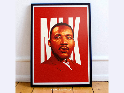 Martin Luther King Jr. warrock design