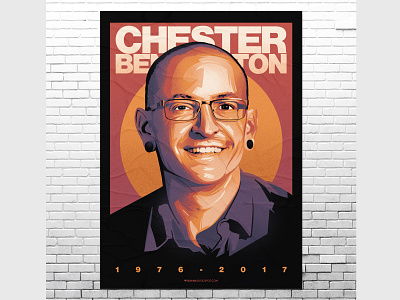 Chester Bennington warrock design