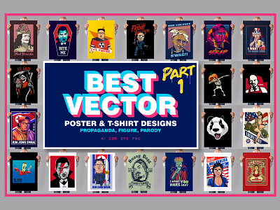 Best Vectors Poster & T-shirt designs Part 1