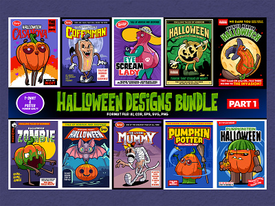 HALLOWEEN DESIGNS BUNDLE part 1 devil