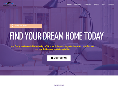 your house -REAL ESTATE design illustration marketing modern website website design wordpress