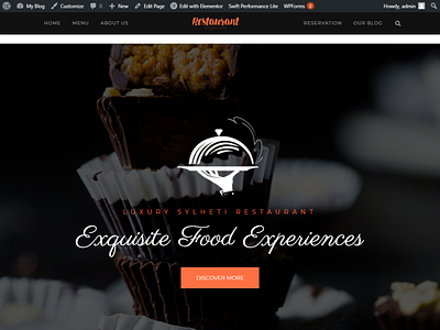 Restaurant website app branding cv design landingpage marketing modern redesign responsive design restaurant website website design wordpress wordpress blog