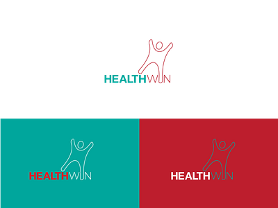 HEALTH WIN LOGO | Minimalist Logo | Graphic Design