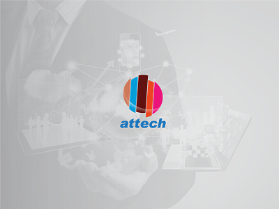 ATTECH | Tech logo | Minimal branding brochure design facebook ads design flyer design graphic design illustration logo minimal typography vector