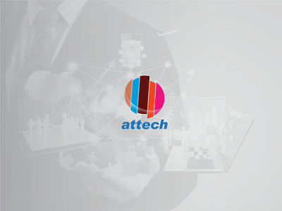 ATTECH | Tech logo | Minimal