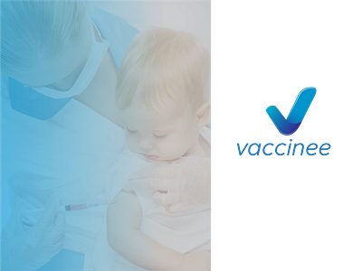 Vaccinee | Child Health Center Logo branding brochure design business card design facebook ads design flyer design graphic design illustration logo minimal typography