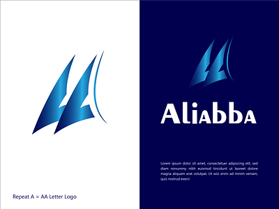 Aliabba Logo | AA Logo | Typography