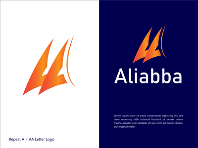 Aliabba Logo | AA Logo | Typography