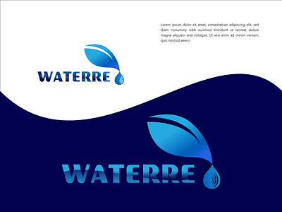 waterre | minimal logo