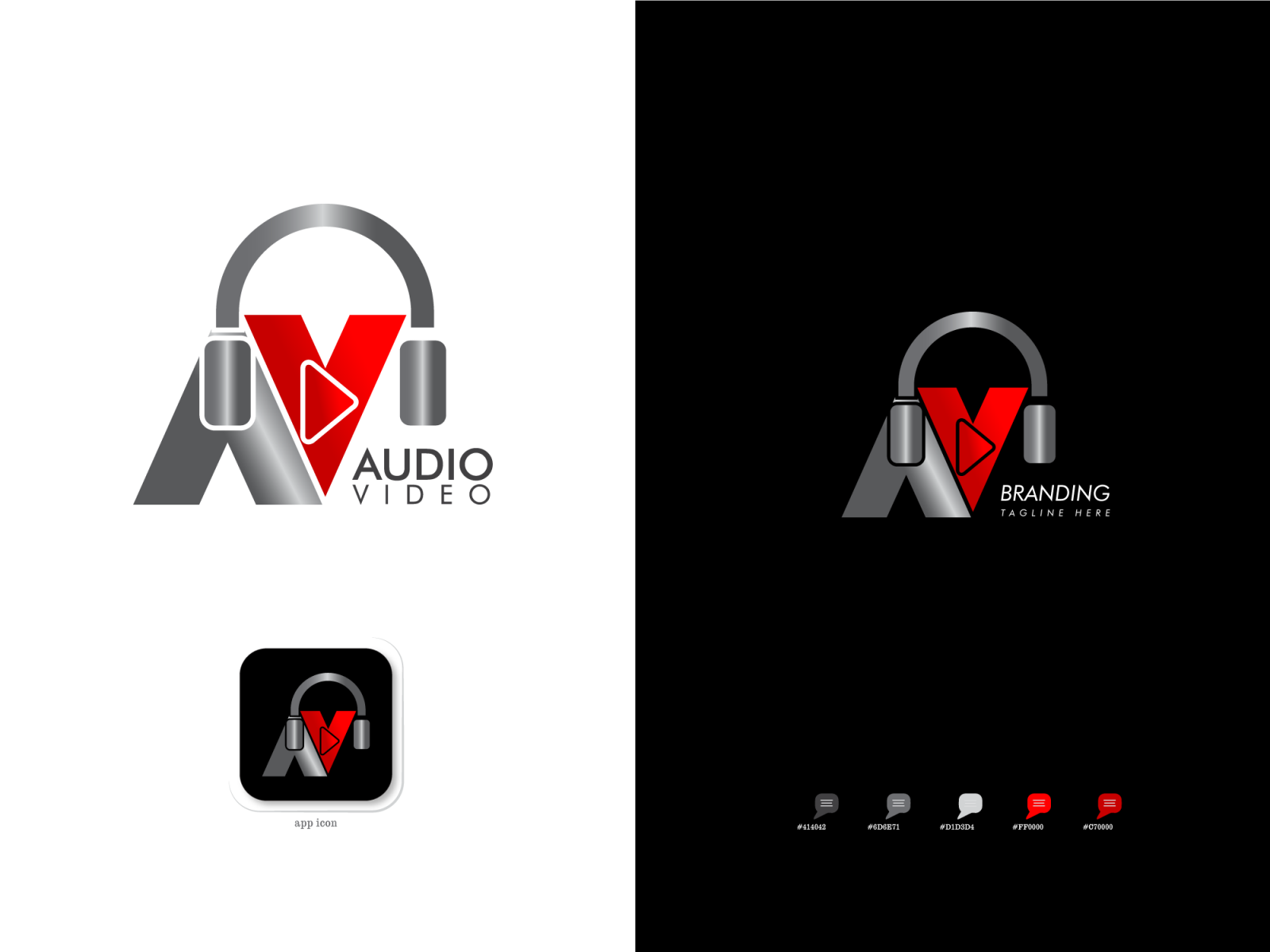 Audio Visual Technology Logo designs, themes, templates and downloadable  graphic elements on Dribbble