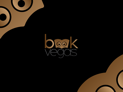 Book Vegas logo branding brochure design business card design facebook ads design flyer design logo minimal typography ui vector
