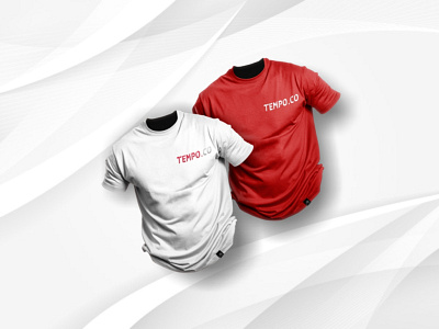 Tempo.co Logo Redesign ( Mockup ) 3d branding design graphic design illustration kreavi logo logos mockup rebranding redesign shirt tempo typography ui ux vector