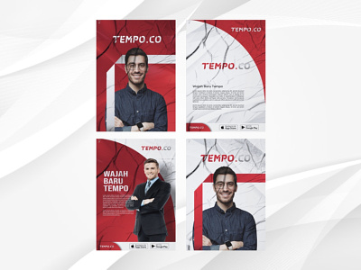 Tempo.co Logo Redesign ( Mockup ) 3d branding design graphic design illustration kreavi logo logos mockup poster rebranding redesign tempo text typography ui ux vector