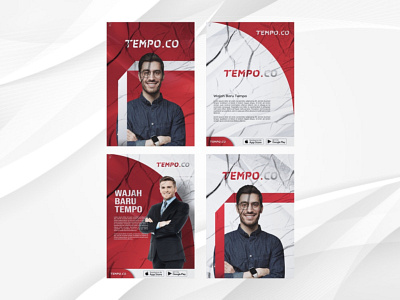 Tempo.co Logo Redesign ( Mockup ) 3d branding design graphic design illustration kreavi logo logos mockup poster rebranding redesign tempo text typography ui ux vector