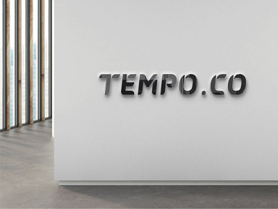 Tempo.co Logo Redesign ( Mockup ) 2d 3d branding design graphic design illustration kreavi logo mockup office rebrandig redesign stationary tempo tempodotco typography ui ux vector