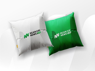 Nganjuk News Logo 3d animation bantal best brand branding deign design fatkhan graphic design logo mockup motion graphics nokomen08 pillow ui