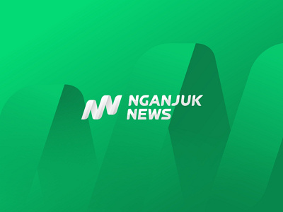 Nganjuk News Logo 3d animation brand branding design graphic design logo logos motion graphics news nganjuk ui