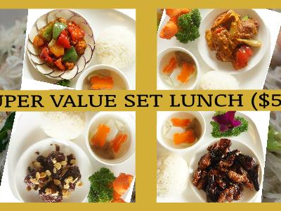 super value meal promotion banner (Cropped) banner design illustration website design website development