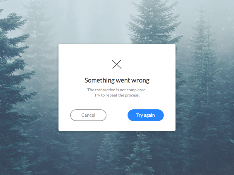 Flash message by Roman Menshikov on Dribbble