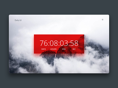 Countdown timer 014 countdown dailyui time timer ui ux