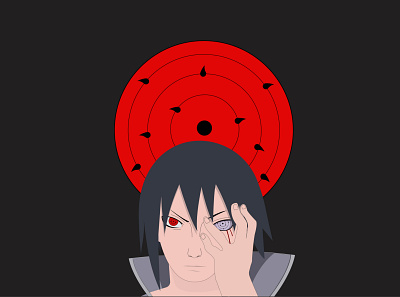 Sasuke illustration vector