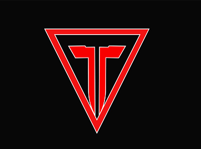 T Logo design illustration illustrator logo minimal vector