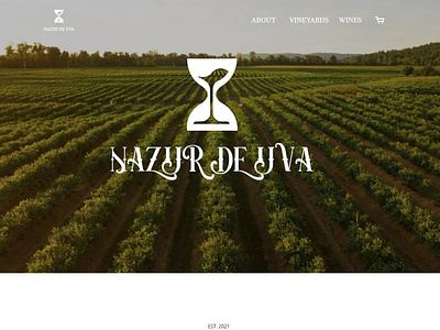 NAZUR DE UVA Wine web Design UI/UX