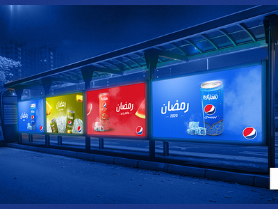 Pepsi outdoor Adv ads banner advertising banners branding can design package packaging pepsi social media design typography ui