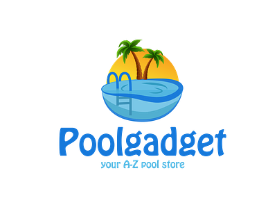 Poolgadget | Logo Design branding design icon illustration logo package packaging typography ui vector